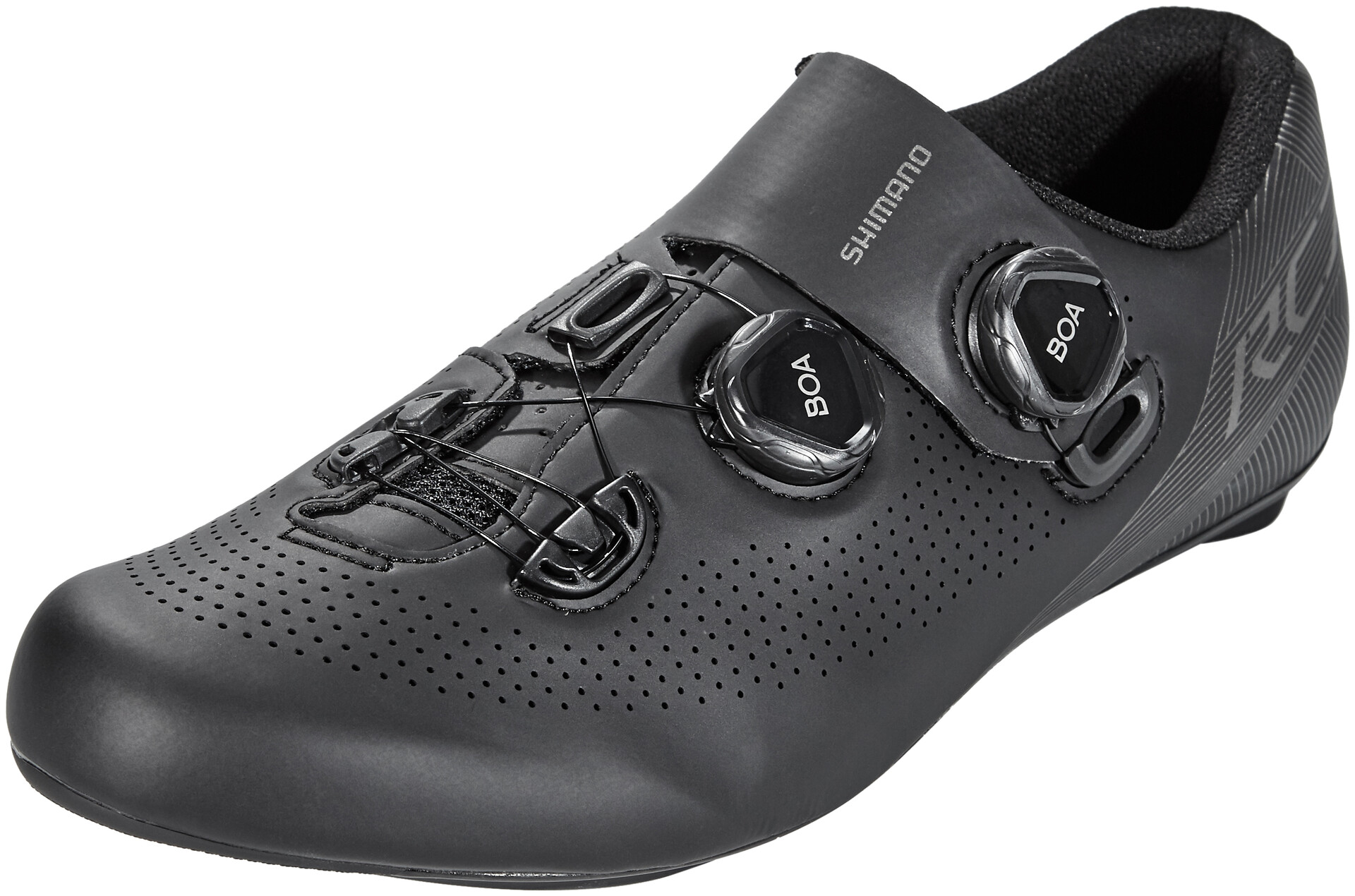 shimano rc7 wide fit black